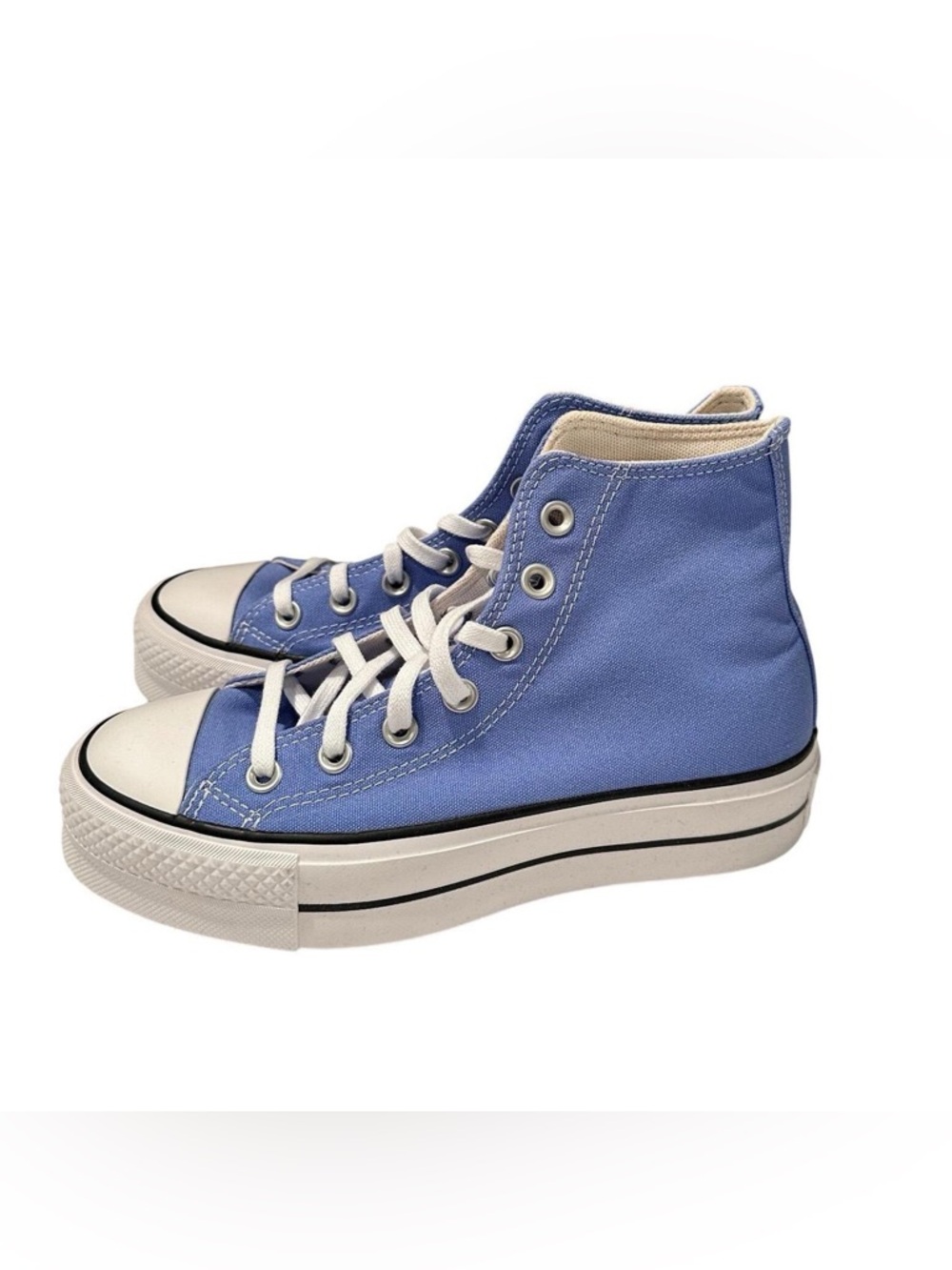 Converse Women's Blue Chuck Taylor All Star High Top Lift Sneakers 6 New